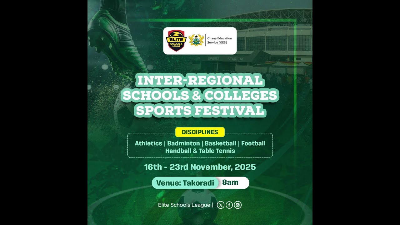 2025 INTER-REGIONAL SCHOOLS & COLLEGES SPORTS FESTIVAL