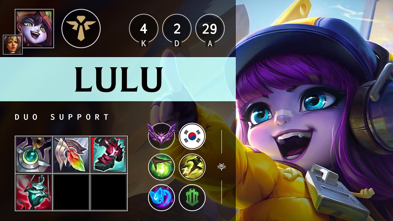 Lulu Support vs Pyke - KR Master Patch 25.16