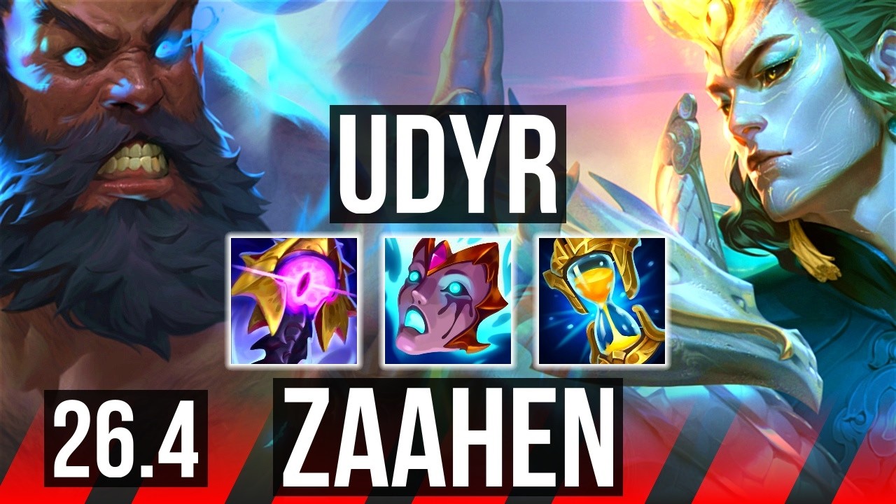 UDYR vs ZAAHEN (TOP) | EUW Master | 26.4