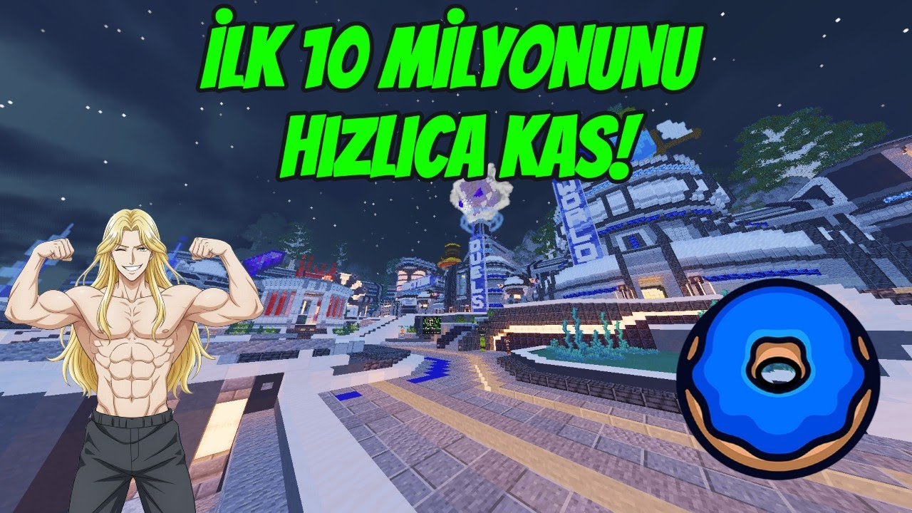 İlk 10 Milyonunu Hızlıca Kas | Donutsmp Türkçe