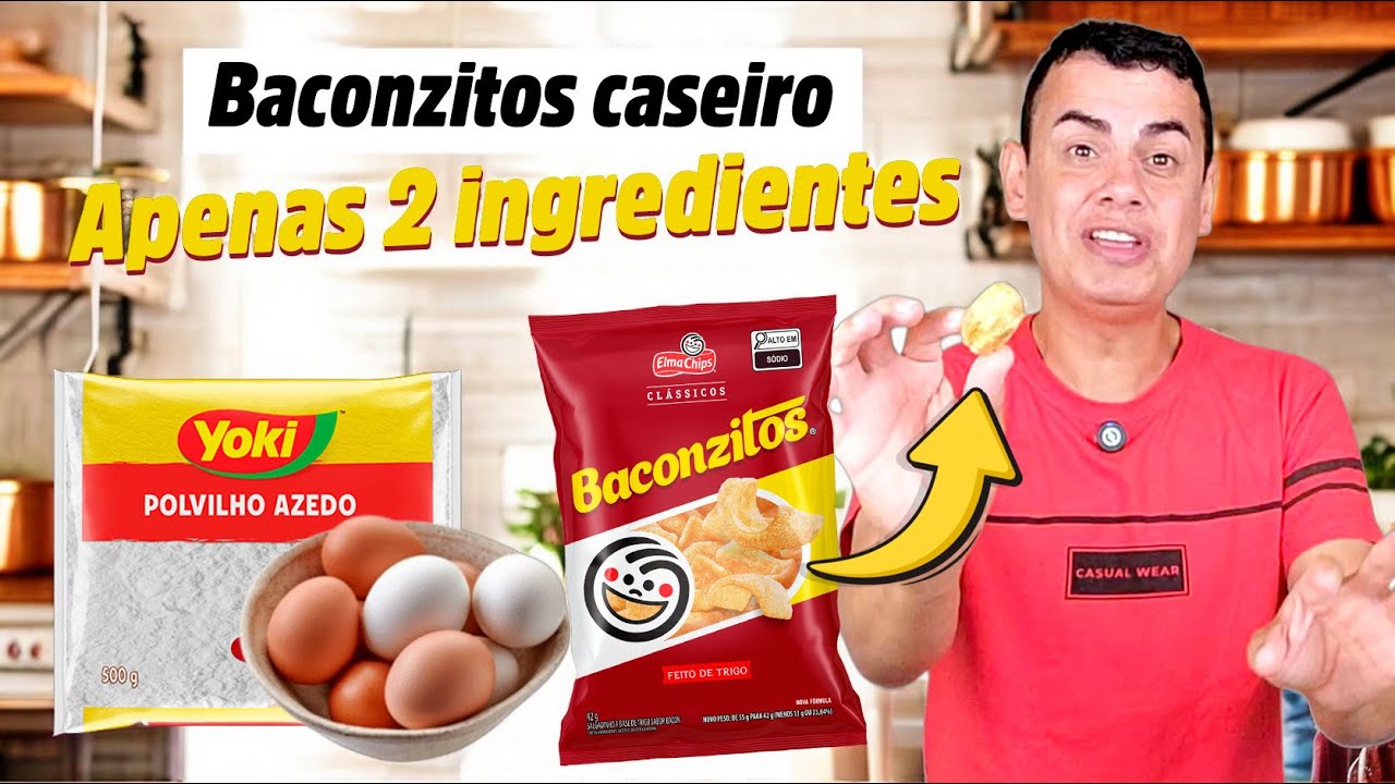 BACONZITOS CASEIRO - Fubá online