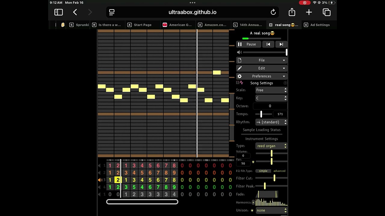 Which is your favorite tab in ultra box? ￼ rock organ kalimba reed Oregon or pan flute or standard 