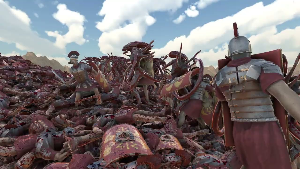 Aliens greifen das antike Ägypten an – Römer & Spartaner wehren sich! UEBS