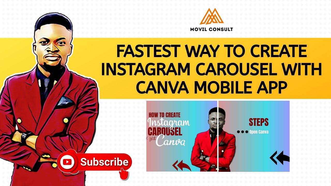 Fastest Way to Create Instagram Carousel with Canva Mobile App