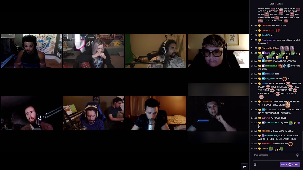 Trainwreckstv vs TradeChat Fight on the 11th Scuffed Podcast (with chat)