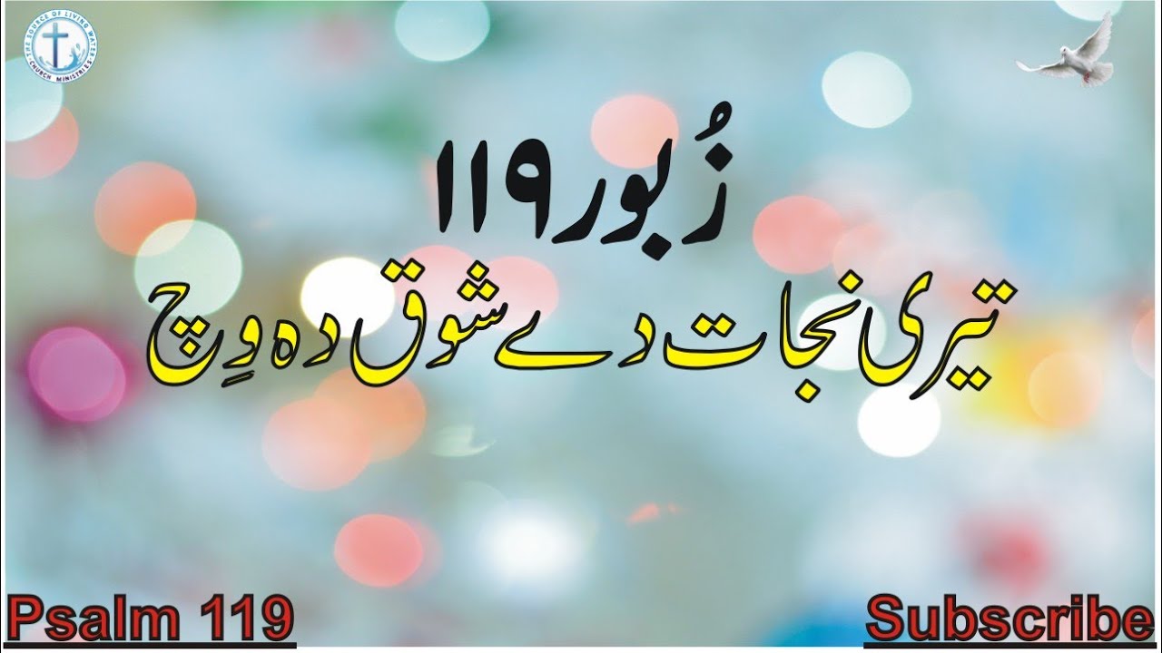 Zaboor 119 | Psalm 119 | Mazameer 119 | Teri Najat Dy Shouq Dy Vich