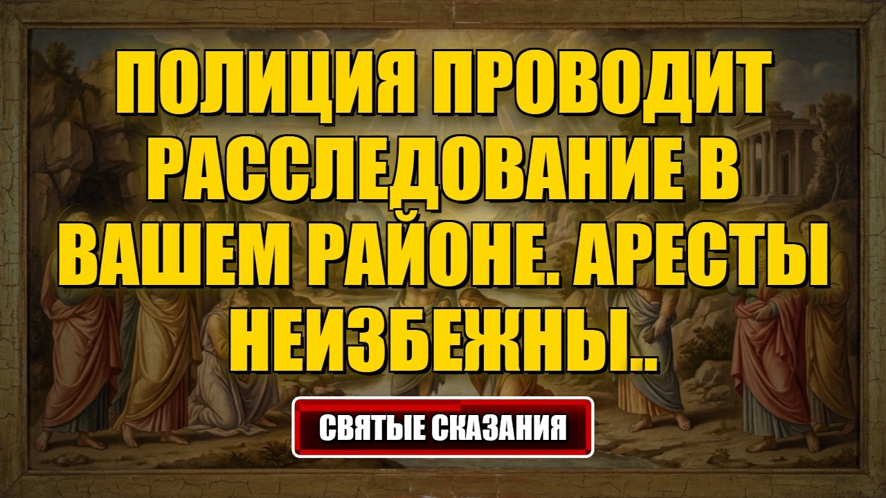 Сегодняшнее послание от Бога Полиция проводит расследование в вашем районе. Арест неизбежен