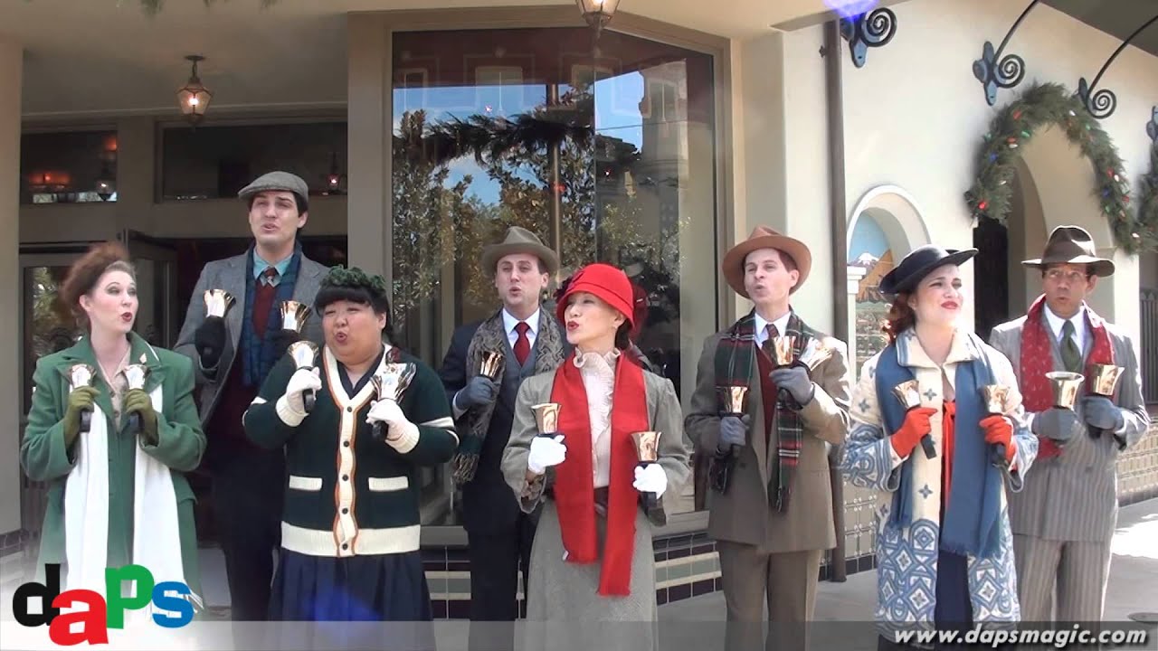 Sing a Christmas Carol - Buena Vista Street Christmas Carolers - Disney California Adventure