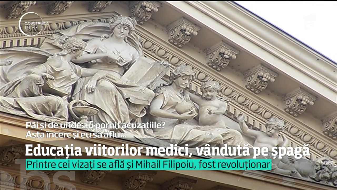 Mai mulţi profesori de elită de la Facultatea de Medicină sunt acuzaţi de corupţie!