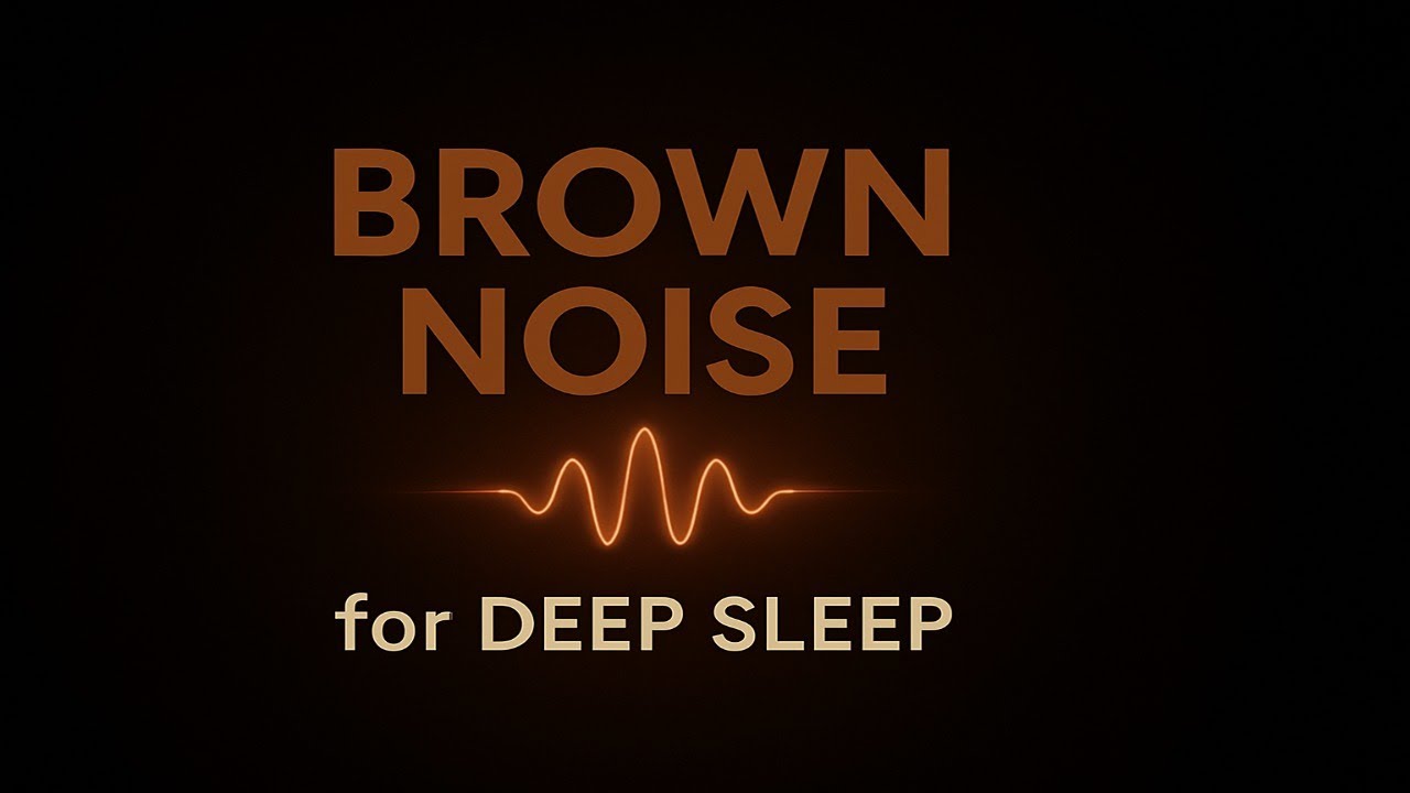 Black Screen Brown Noise - Peaceful Sleep Sound