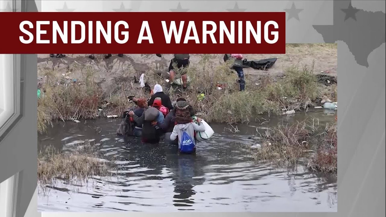 State of Texas: Abbott unveils billboards to deter migrants before they reach Texas border