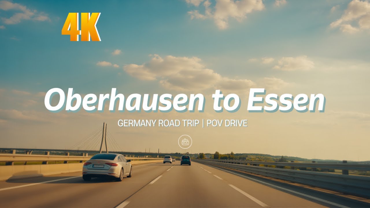 🚗✨Discover the RELAXING Side of Germany Driving Through Oberhausen to Essen