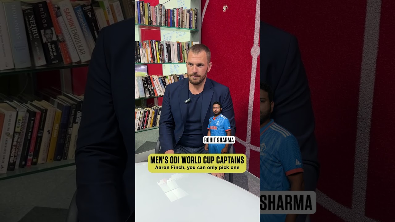 'Oooo, that's a good one' - Aaron Finch picks his World Cup 2023 captains #worldcup2023 #shorts