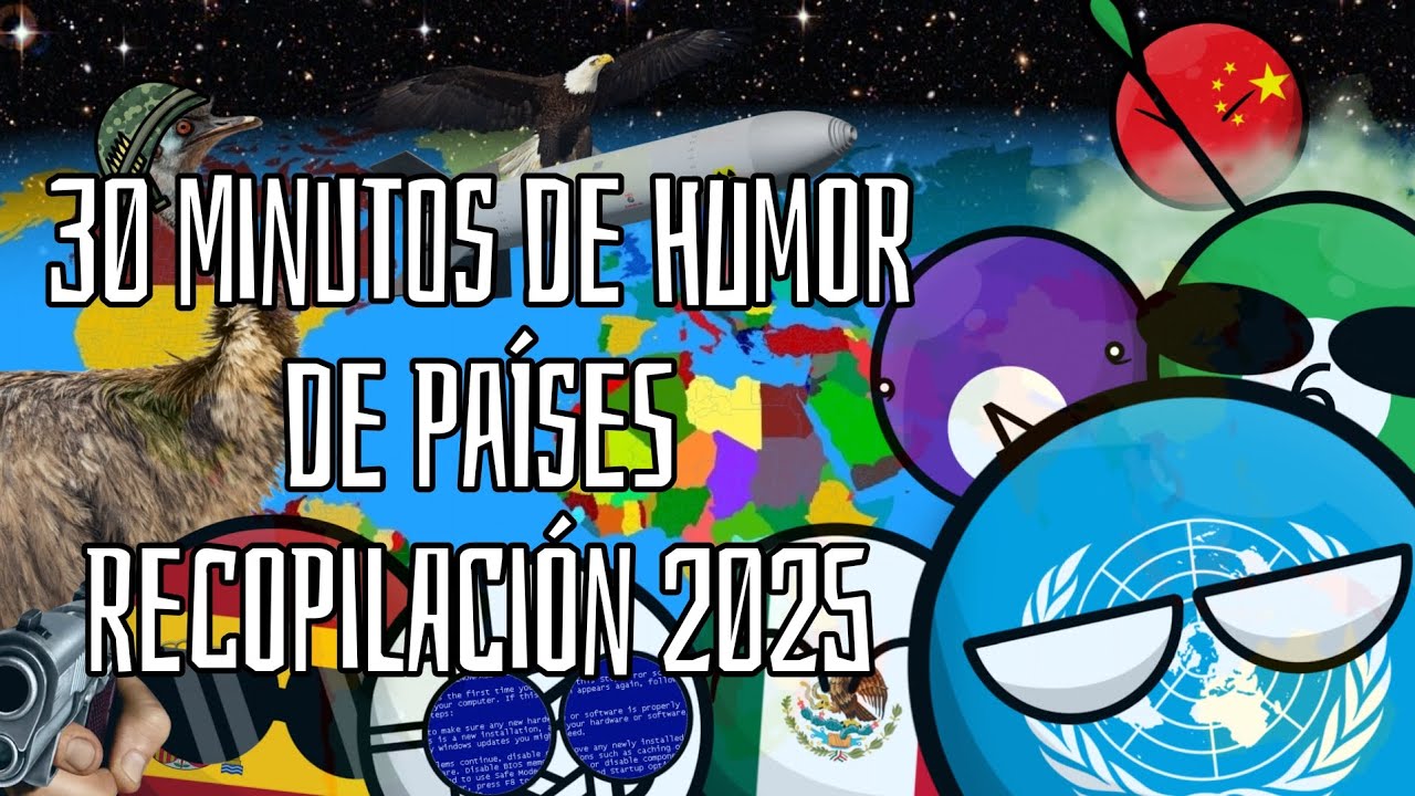 30 Minutos de Humor de Países | Recopilación 2025 | #shorts #countryballs #humor #polandball 