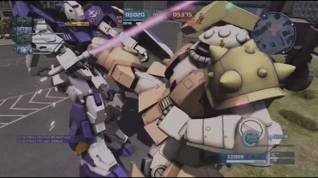 Gundam Battle Operation 2 -GBO 2- Ground Battle - lvl 1 Desert Zaku (DR)