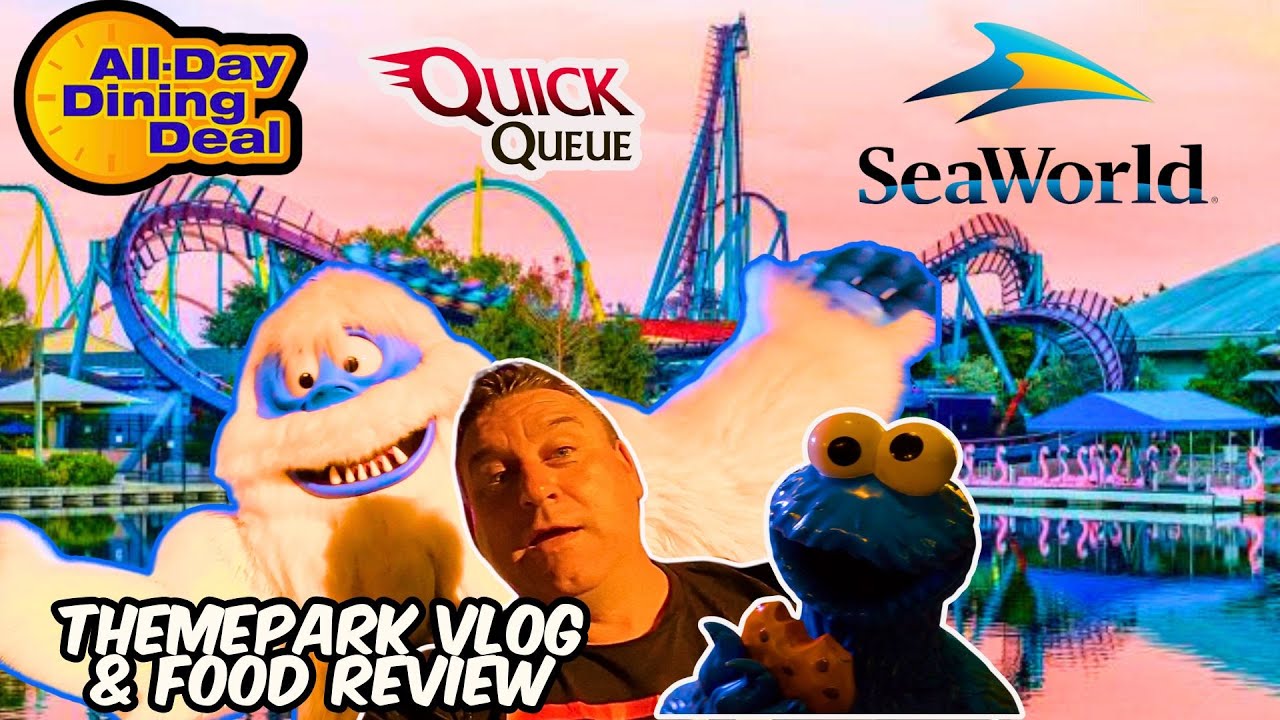 SEAWORLD VLOG 😀 ALL DAY DINING & QUICK QUEUE REVIEW - Day 11 - SOLO TRIP