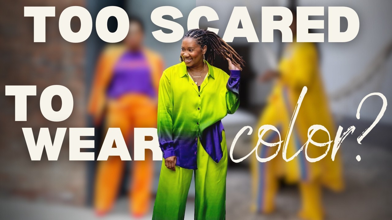EASY TIPS to Wear More Color Without Looking Overdone | Outfit Ideas | Fashion Over 40