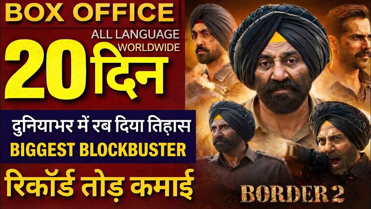 Border 2 Box Office Collection, Sunny Deol, Border 2 20th Day Collection Worldwide