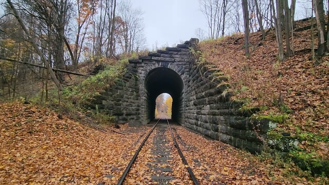 Let's explore the 1865 Erie Railroad tunnel 