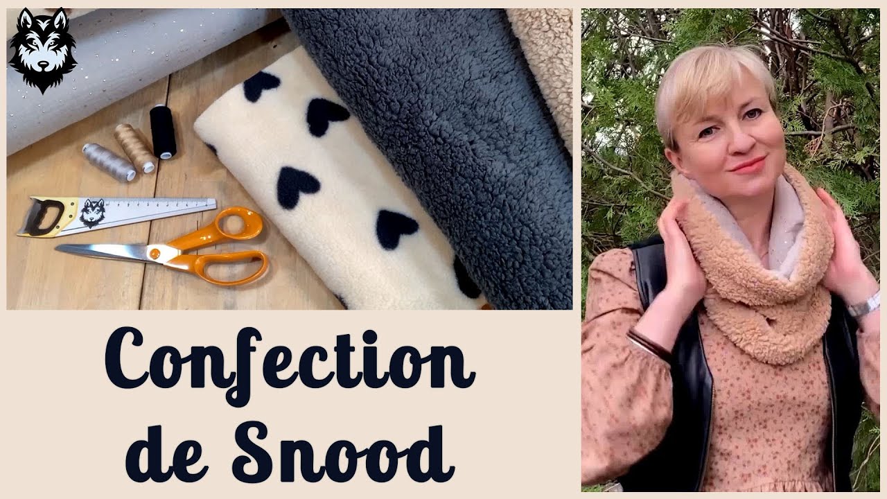 Coudre un Snood réversible | Tutoriel de couture pas à pas