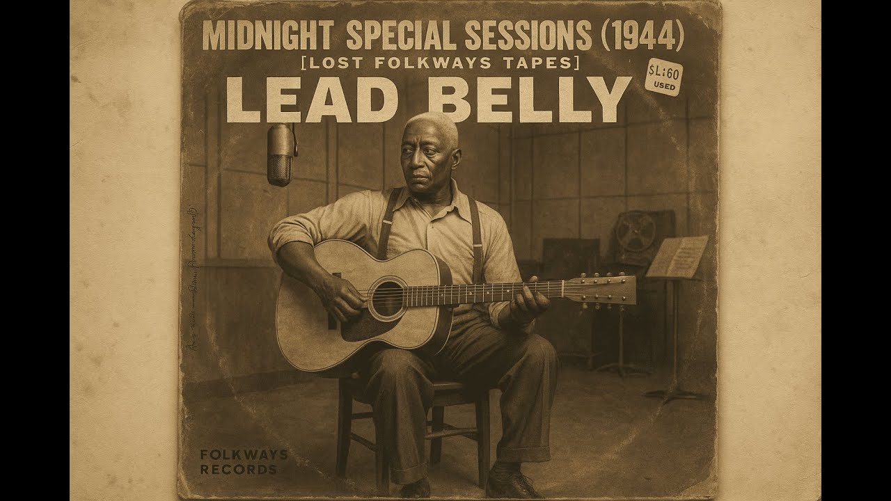 Lead Belly – Midnight Special Tapes 1934 Lost Library of Congress Reels  Rare Folk Blues Recordings