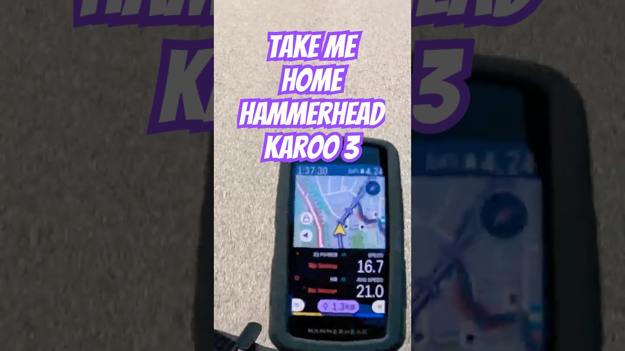Navigate to start of route ? Hammerhead Karoo 3 - Simple