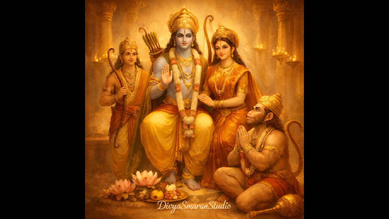 Sacred Ram Naam Jaap | Soothing Sita Ram Mantra for Meditation & Divine Calm · DivyaSmaranStudio