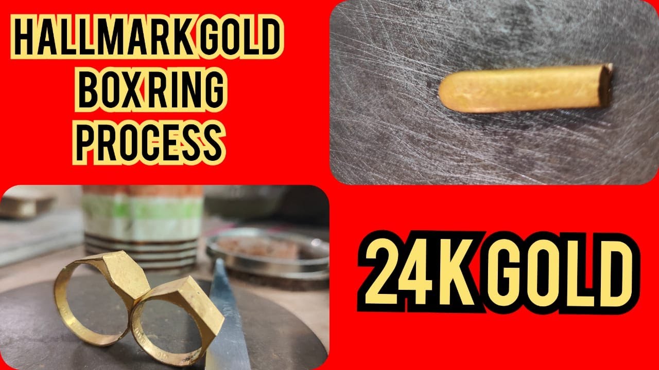 How Gold box Ring is Made | Gold  Ring Making | Signet Ring Making | 24k Gold Ring | #gold