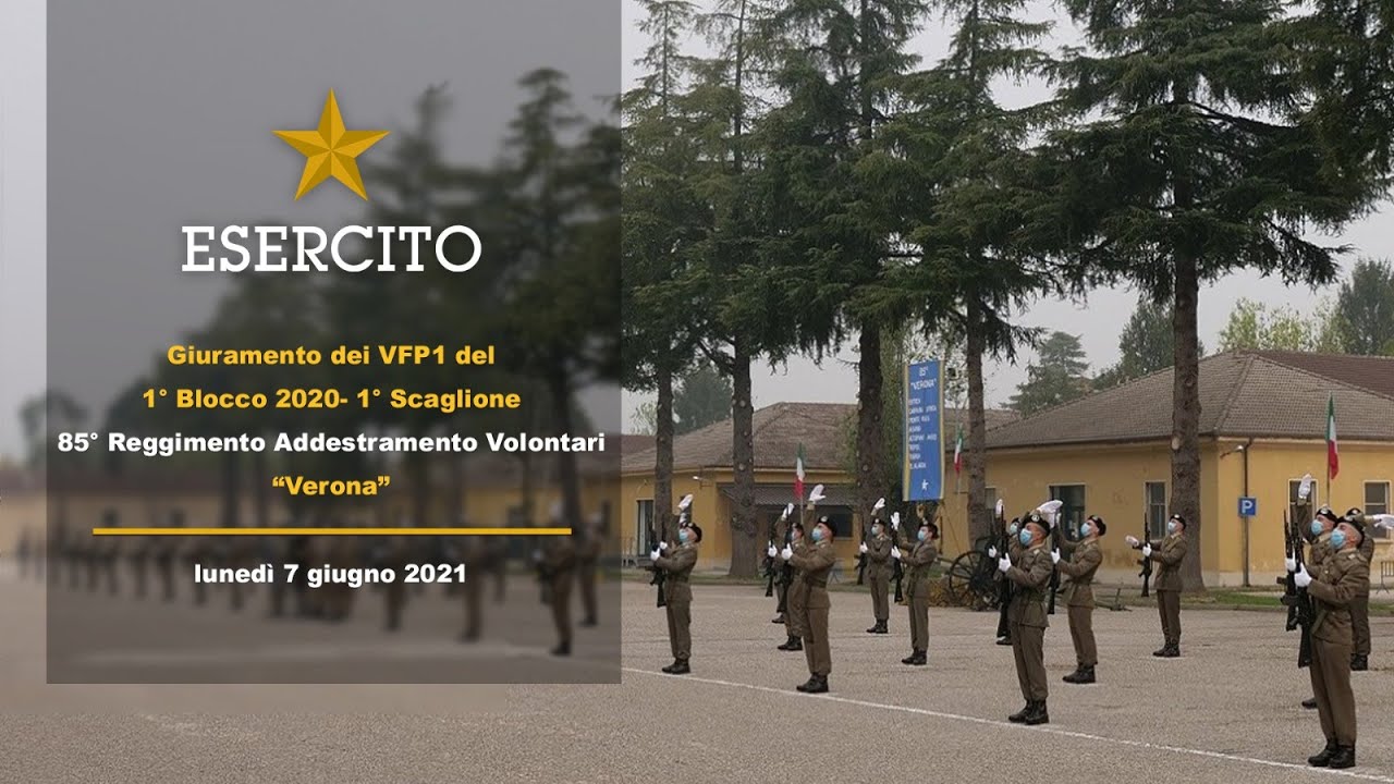Giuramento VFP1 del 1° Blocco 2020 - 1° Scaglione - Verona