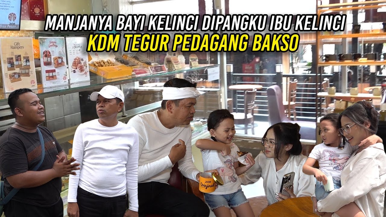 MANJANYA BAY1 KELINCI DIPANGKU IBU KELINCI | KDM TEGUR PEDAGANG BAKSO DAPAT DP RUMAH