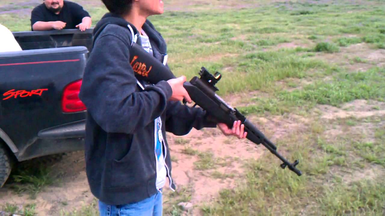 SKS with reddot scope really accurate