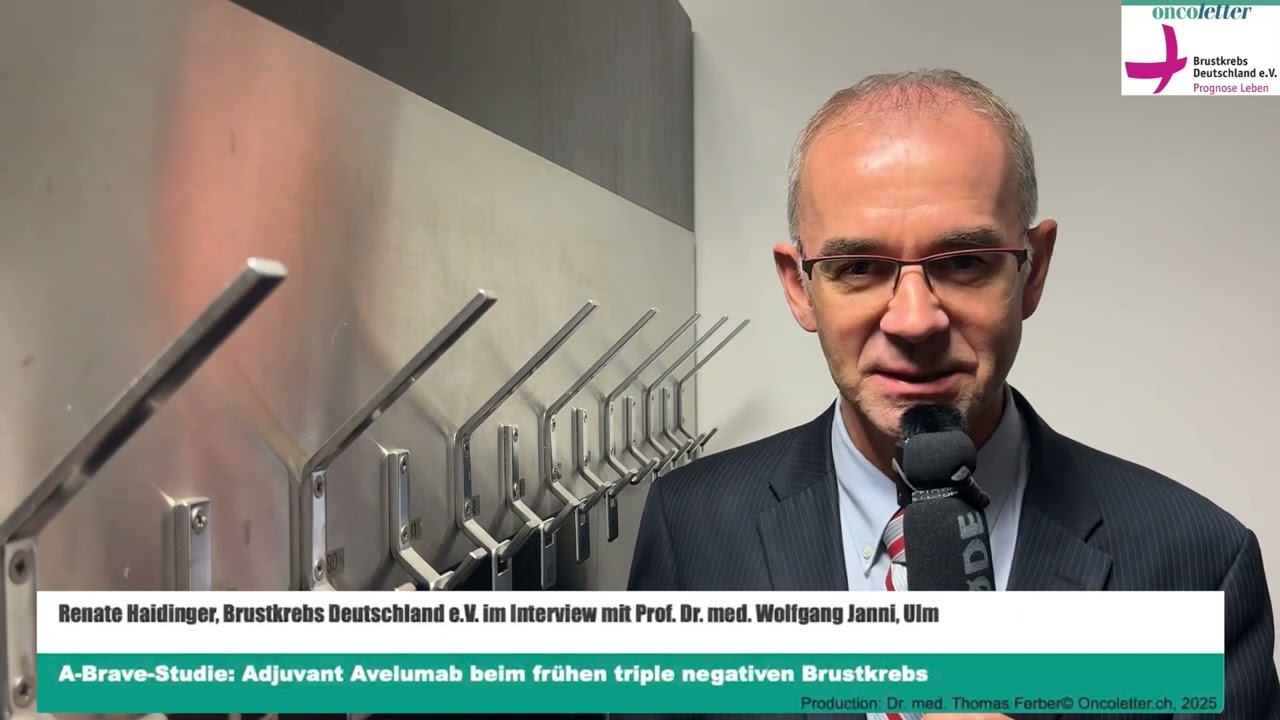 ESMO25: A-Brave-Studie: Adjuvant Avelumab beim frühen triple negativen Brustkrebs