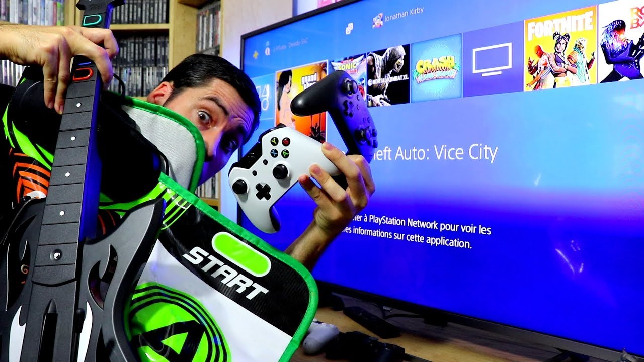 Peut on jouer &agrave; la PS4 avec des manettes NON PS4 ?