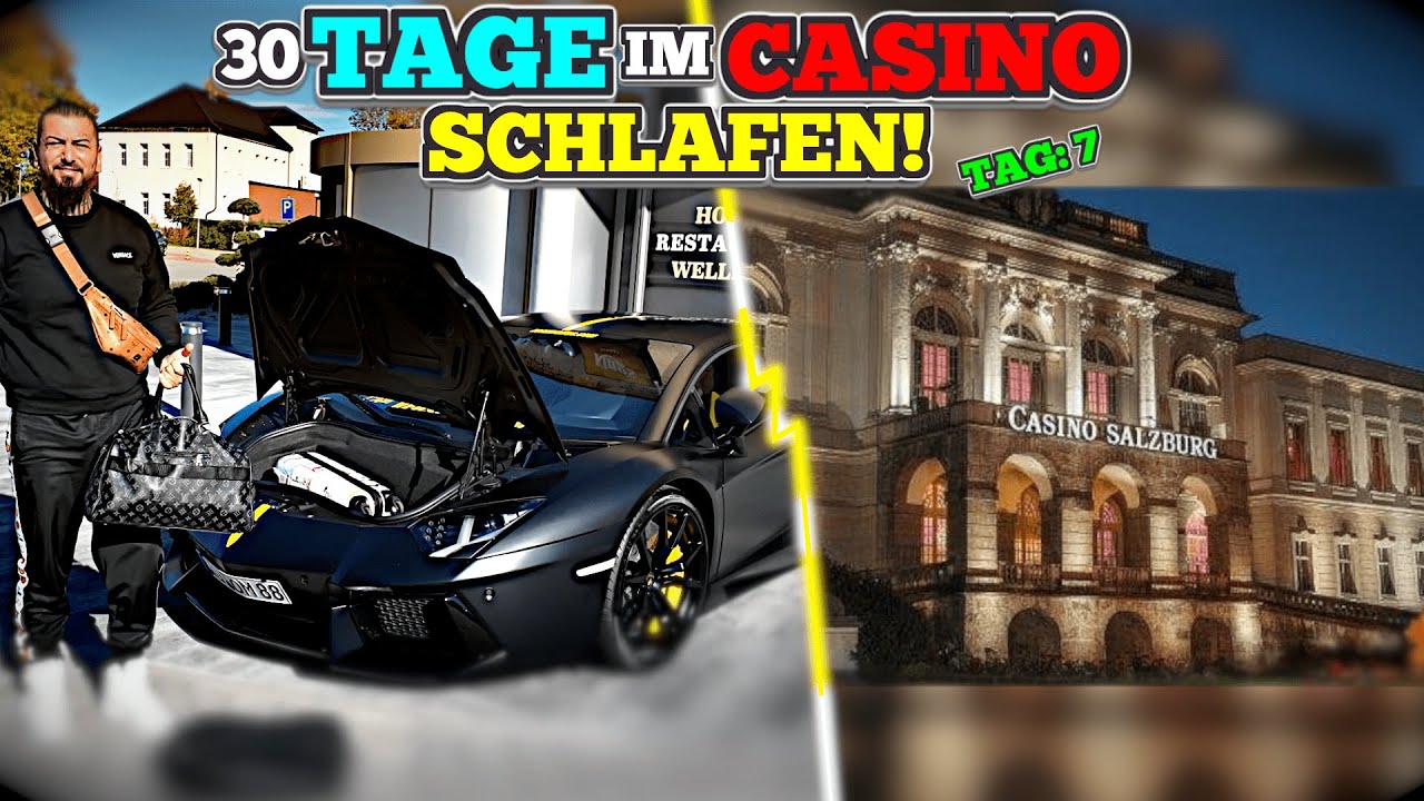 30 Tage in SPIELO schlafen!😱&ndash; Tag 7: wir FAHREN nach SALZBBURG in's CASINO!🤯 #VLOG