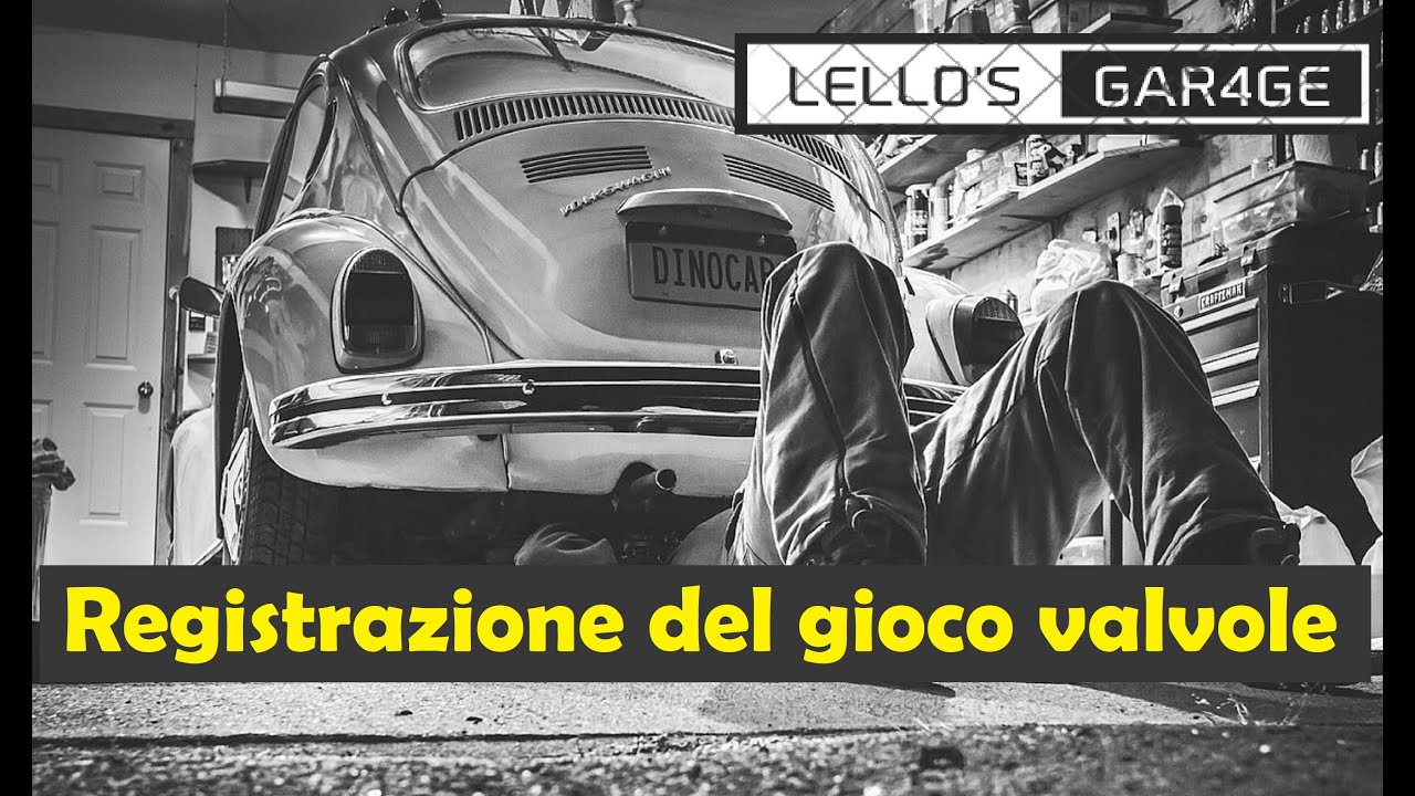 Volkswagen Maggiolino 1200 - La registrazione del gioco valvole - Valve clearance adjustment