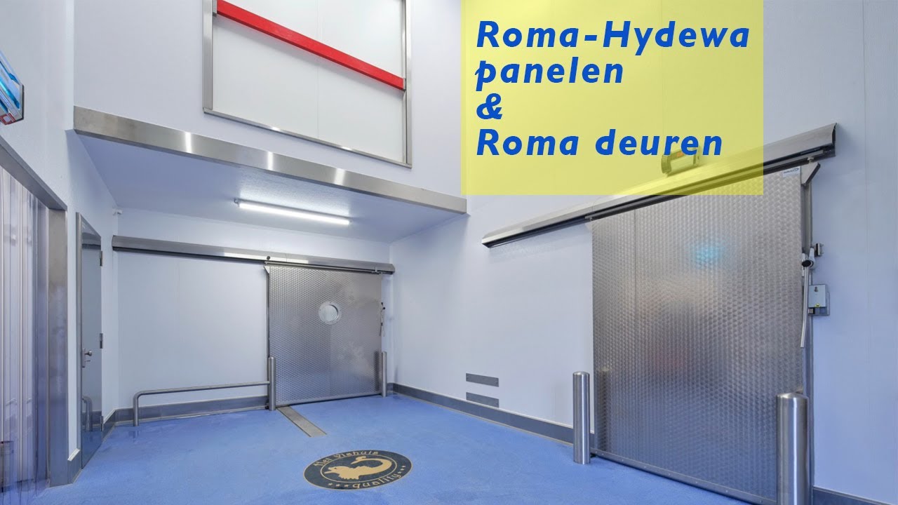 Nieuwe toepassing van Roma-isolatiepanelen met Roma-Hydewa HACCP-isolatiepaneel bij Het Vishuis