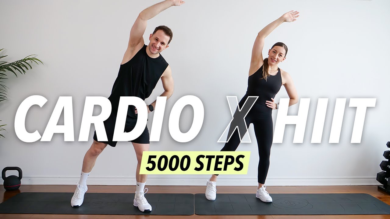 30 Min Cardio HIIT Workout at home - 5000 steps for Fat Burn (No Repeat) | Day 22 Move Reset