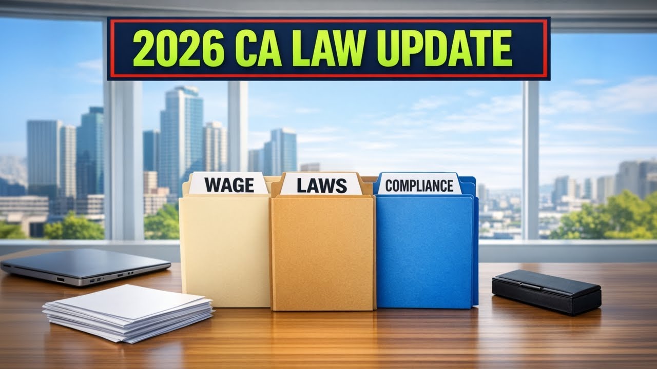 New 2026 CA Employment Laws: Compliance & Action Steps