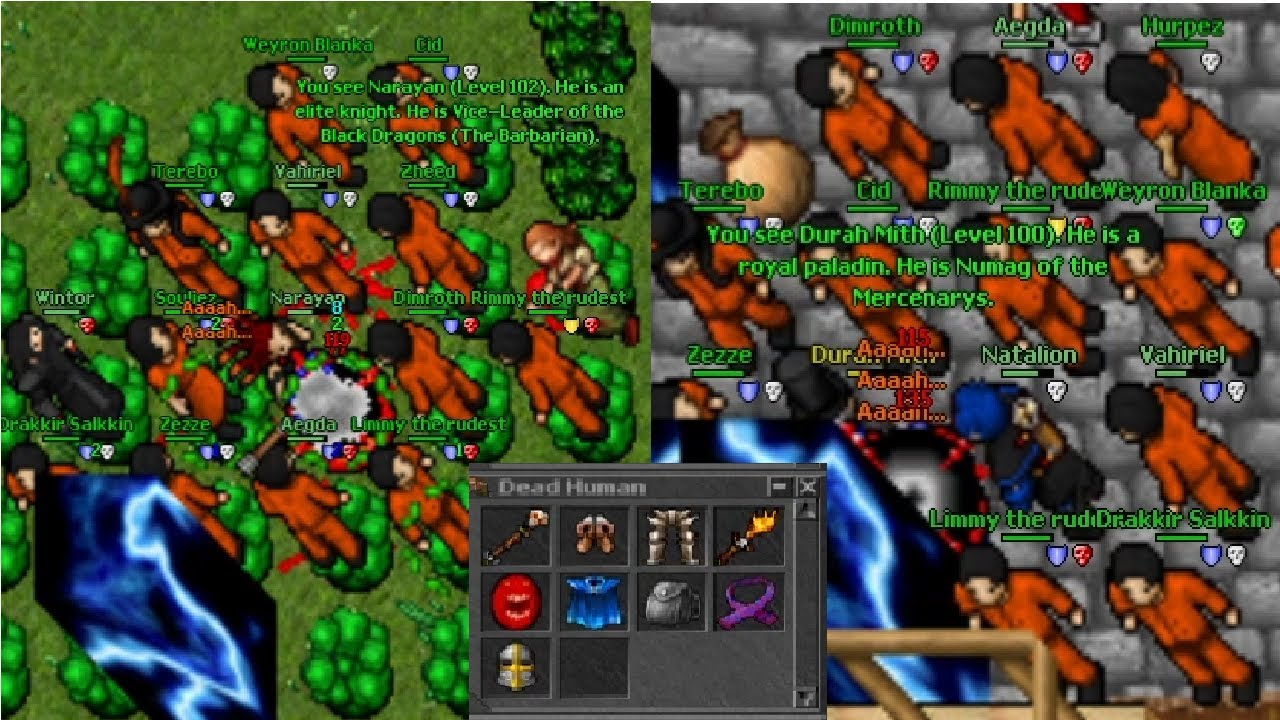 PK Team MassPKing NICE LOOT [10+kills] (Antica 2007 8.0)