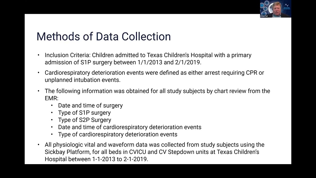 HDM Webinar #1  Automated Prediction of Deterioration in Single Ventricle Patients