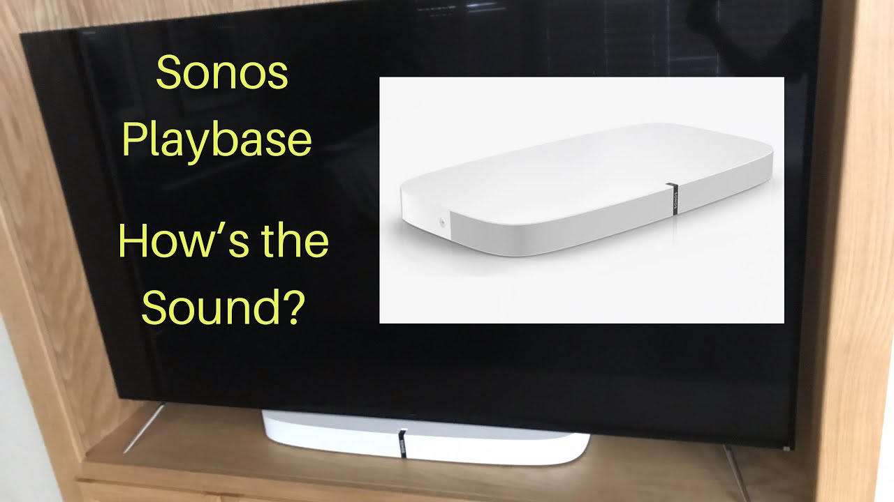 Sonos Playbase Quick Sound Test!