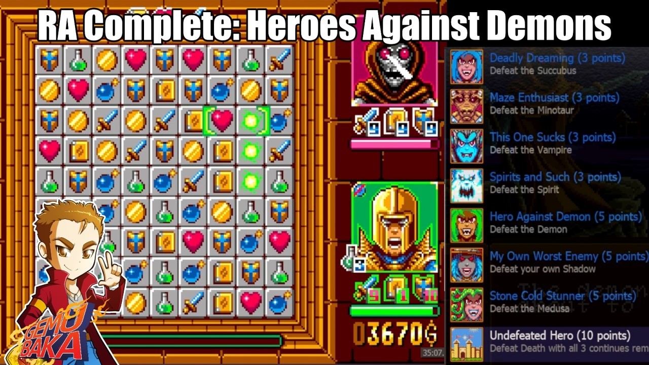 Retro Achiever Complete: Heroes Against Demons