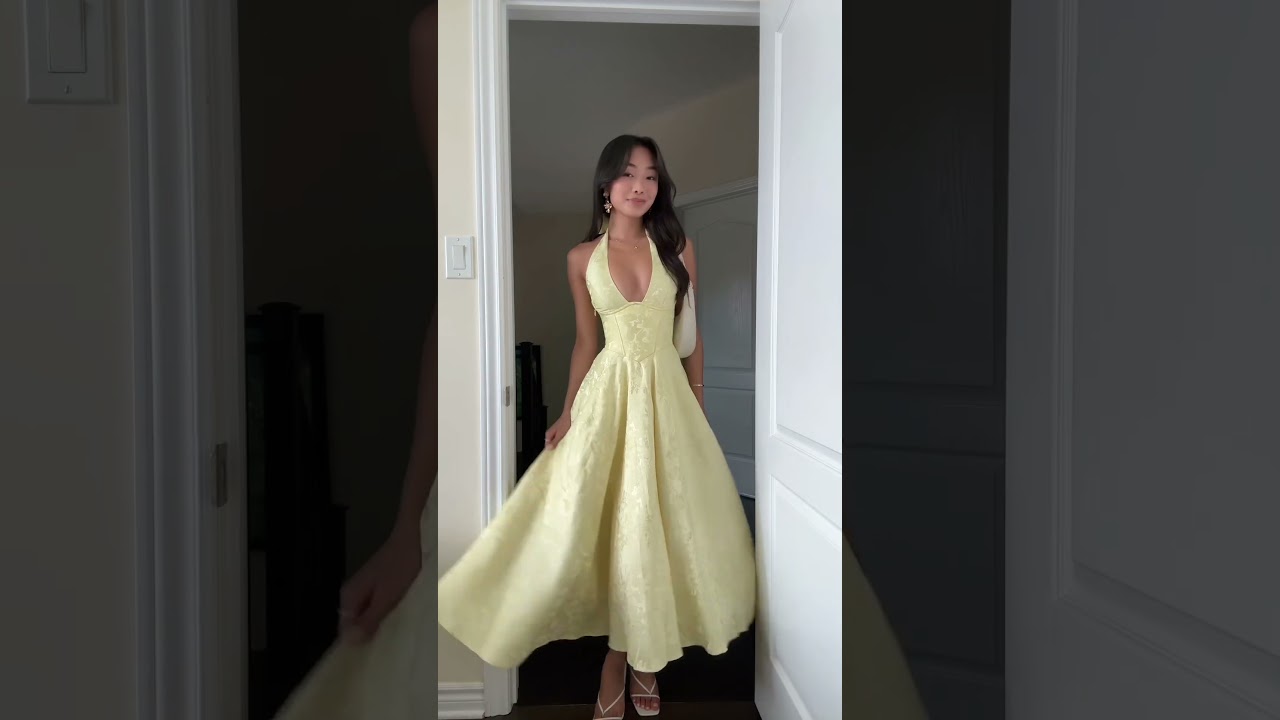the PERFECT. yellow dress🙂‍↕️💛