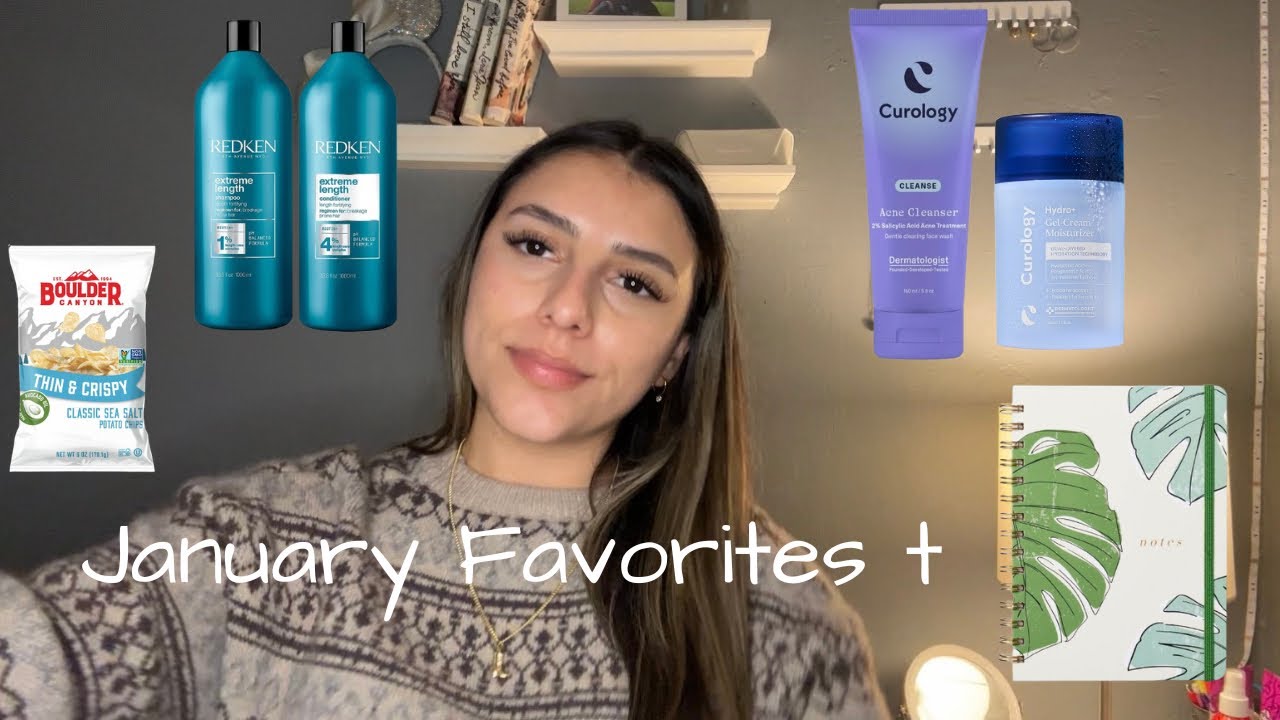 january favorites || skincare, haircare, snacks, and more!