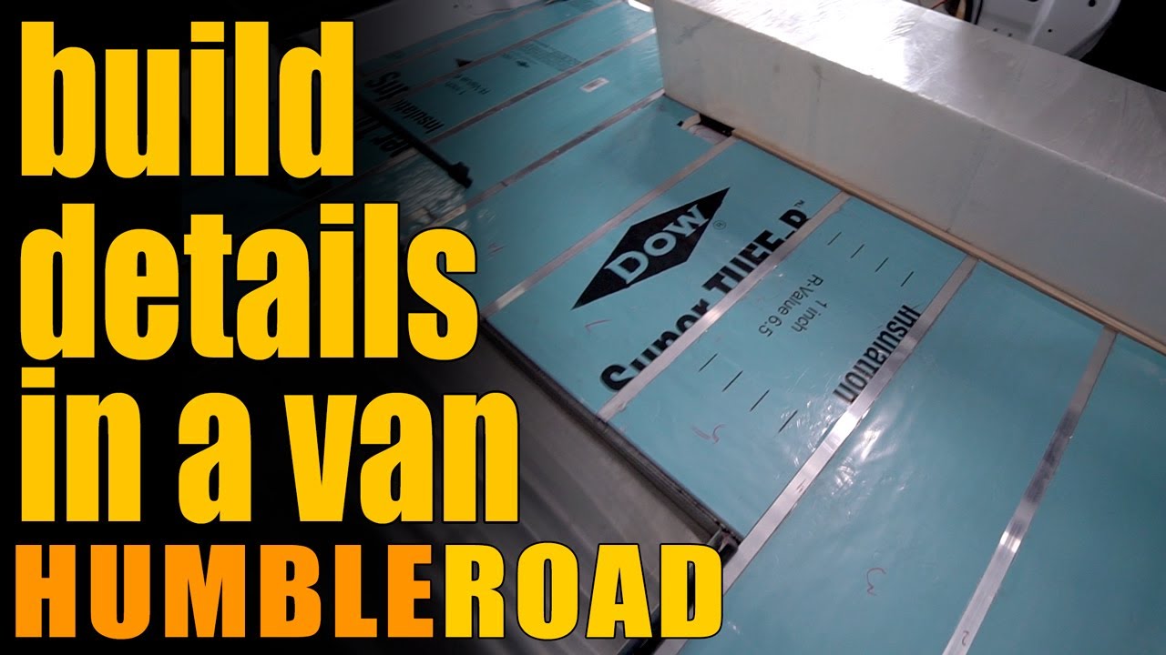 How to lay water lines properly in a van build