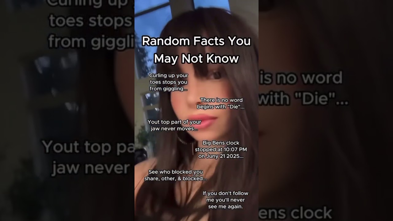 Random facts you may not know 