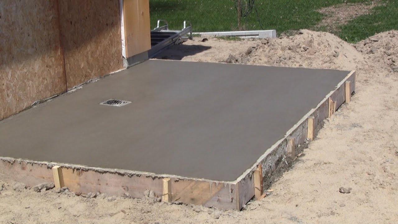 L'gosseux d'bois Ep 86  - Des dalles de béton en face des portes de l'atelier