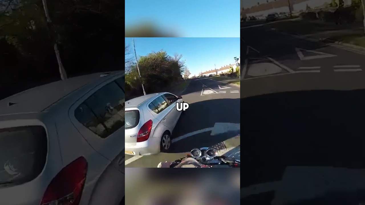 Biker gets revenge on Karen driver!