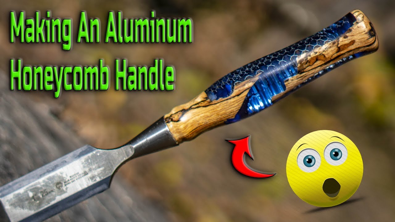 Woodturning : Making An Aluminum Honeycomb Handle