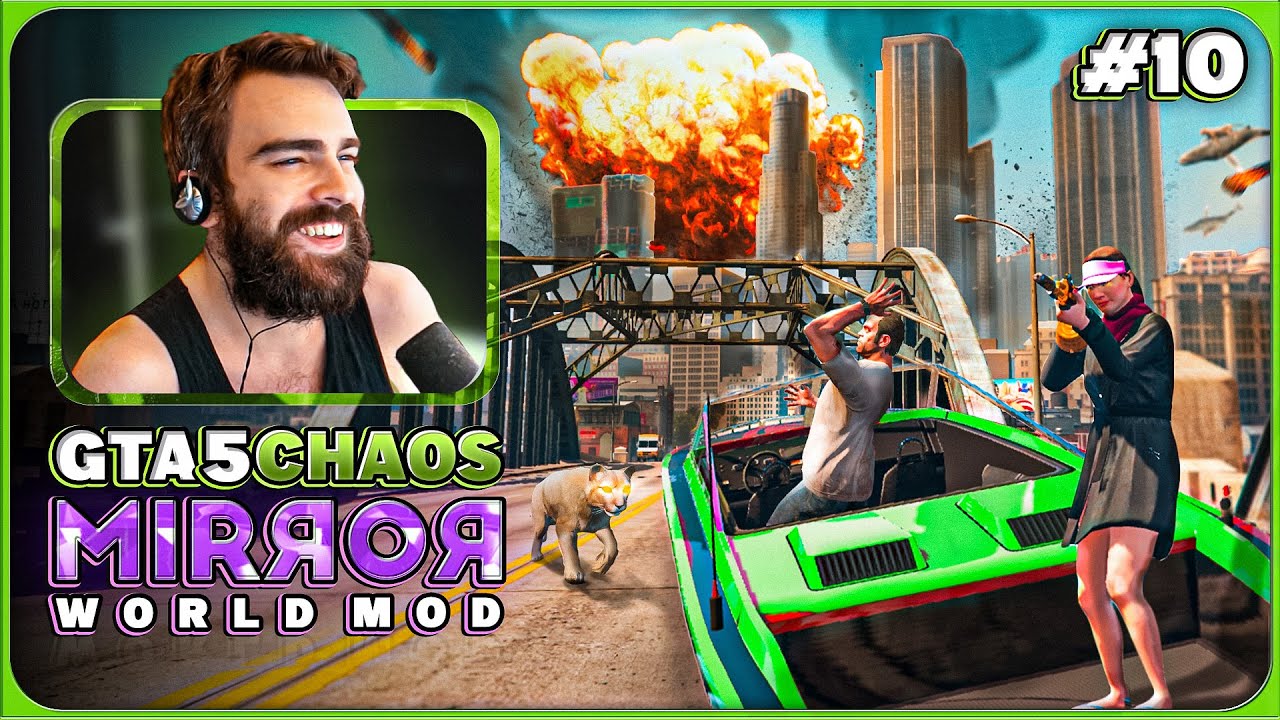 GTA 5 Chaos Mod Challenge: Mirror World & Rainbomizer Madness! Episode 10 - S07E10
